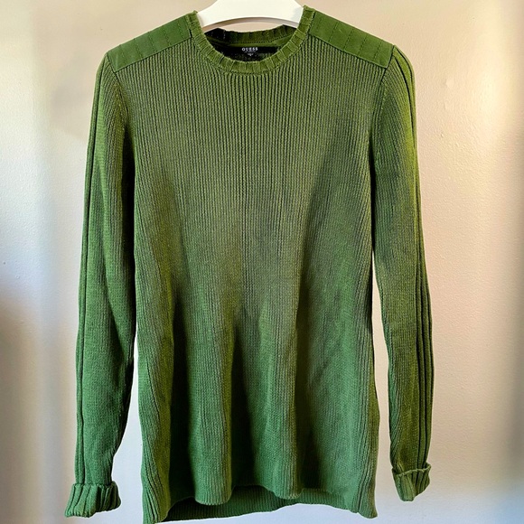 Guess Olive Green Paratrooper Sweater - Picture 1 of 5